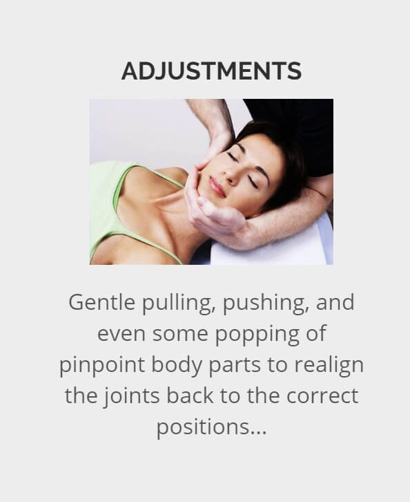 Message to chiropractic Adjustment