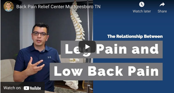 Leg Pain and Back Pain explained together at Revolution Chiropractic Murfreesboro