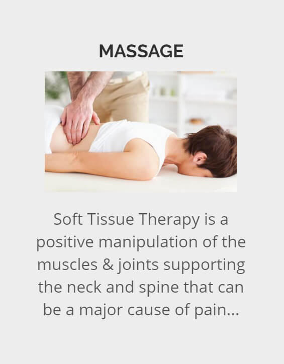 Massage - Soft Tissue Therapy