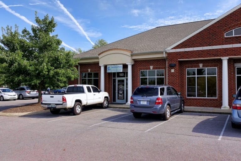 Parking area Revolution Chiropractic Murfreesboro