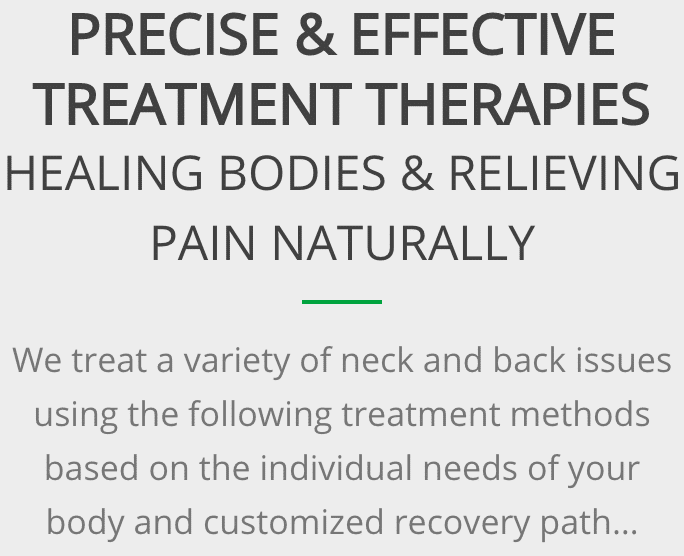 Home 31 Message to chiropractic treatment therapies