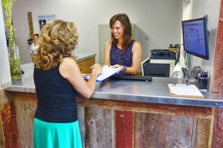 Clinic Reception area
