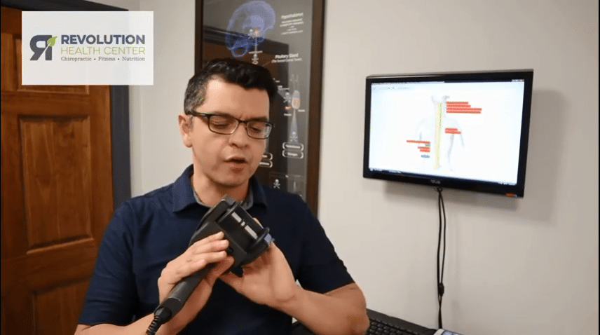 Dr. Oscar Noriega DC explaining rolling thermo tool