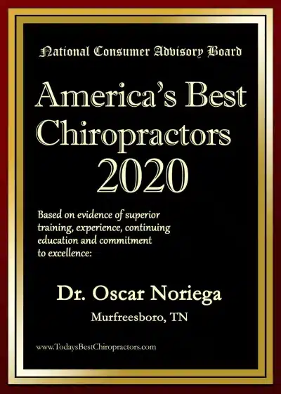 Dr. Oscar Noriega DC – Awarded America’s Best Chiropractor 2020